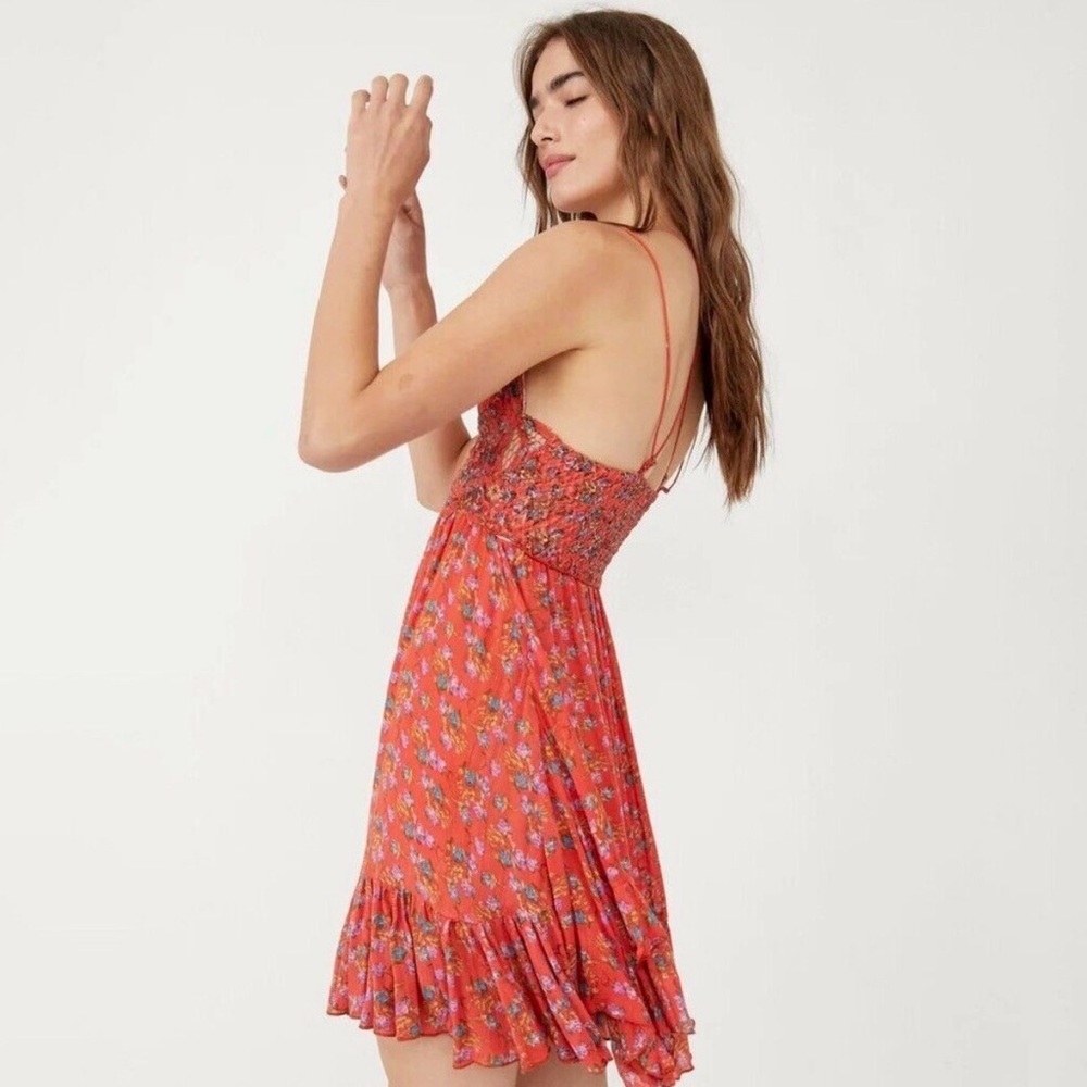 Free People Adella Lace Slip Dress - Picture 8 of 14